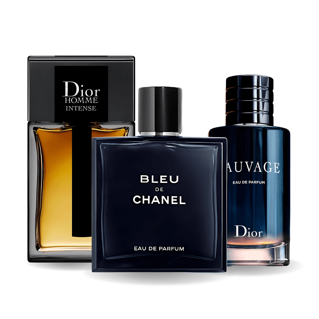 Sada 3 Parfémů | Sauvage Dior, Bleu de Chanel, Dior Homme Intense 100 ml