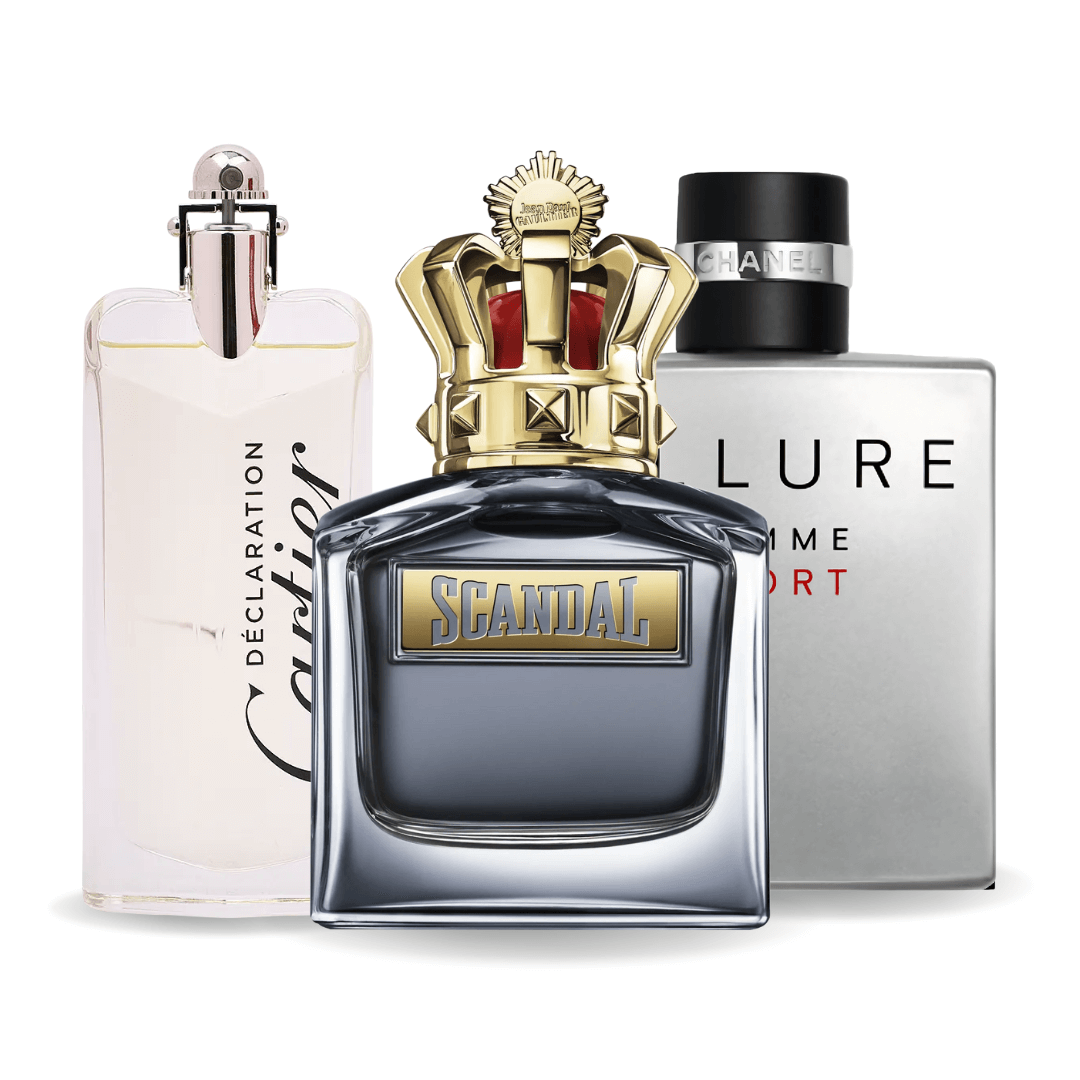 Sada 3 Parfémů | Allure Homme Sports, Jean Paul Gaultier Scandal, Cartier Declaration 100 ml